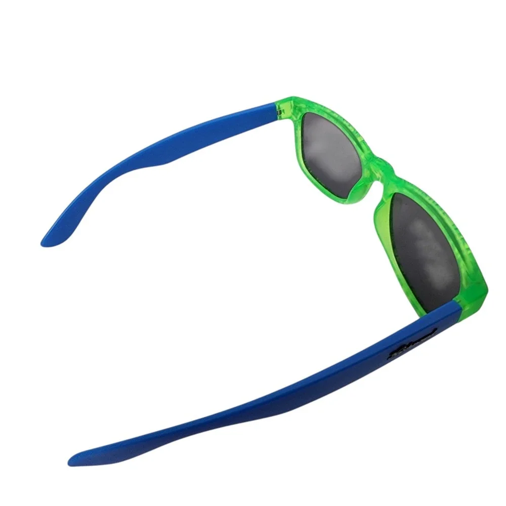 Knockaround Sunglasses Blue Green Custom Geometric Polarized Lenses Retro‎